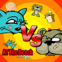 Cat vs Dog: At The Beach