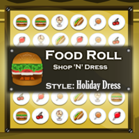 Food Roll Shop N Dress: Holiday Dress