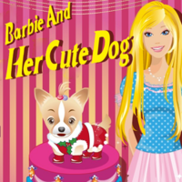Barbie And Her Cute Dog