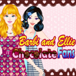 Barbie And Ellie Chocolate Fans