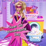 Super Barbie Housekeeping Day
