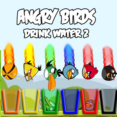 Angrybirds Drink Water  Play Now Online for Free 