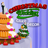 Christmas Wedding Cake Decor