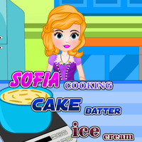 Sofia: Cooking Cake Batter Ice Cream