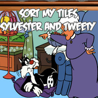 Sort My Tiles Sylvester and Tweety