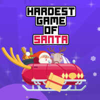 Hardest Game Of Santa,Santa needs your help! It seems that he is running out of time and you need to help him and Rudolph to deliver all the gifts in every house on the planet! Fly with Santa and Rudolph and where you see a chimney, just drop the gift. Watch out, in some of them, there is fire, and we don’t want to destroy the gift. Good luck!
