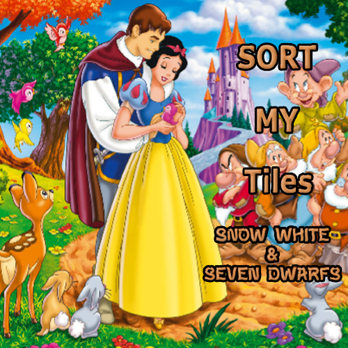 Sort My Tiles: Snow White & Seven Dwarfs - Play Sort My Tiles: Snow ...
