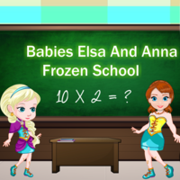 Babies Elsa and Anna Frozen School