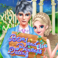 Boy and Princess Elsa dating
