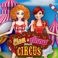 Elsa & Anna Going To Circus
