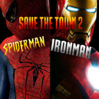 Save The Town 2: Spiderman & Ironman