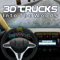 3D Trucks Into The Woods