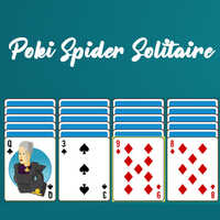 Poki Spider Solitaire,Stack the deck to win in Poki Spider Solitaire! You can play this solo card game with one, two, or four suits. The objective is to arrange the cards in each suit. When you properly arrange a stack from King to Ace, it will go into the victory pile!Poki Spider Solitaire is one of our selected Solitaire Games.