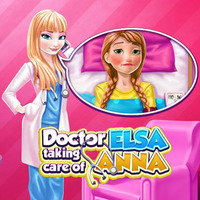 Doctor Elsa Taking Care Of Anna