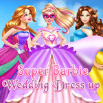 Super Barbie Wedding Dress Up