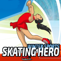 Winter Sports Skating Hero,ヒーローを選択し、フィギュアスケートイベントで3つのプログラムを競います。それらが上部のスロットと並んでいるときに一致するボタン（またはスワイプ）を押します。あなたの動きを完璧に時間を計ってスコアを上げて勝ちましょう！