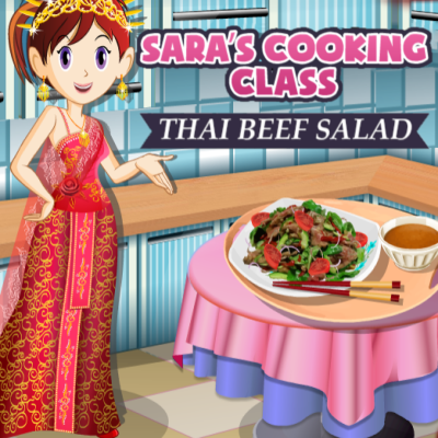 Sara's Cooking Class Thai Beef Salad - Play Sara's Cooking Class Thai