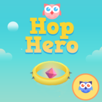 Hop Hero,ホップヒーローは面白いゆるいフクロウHTML 5ゲームです。あなたは宝石を集めることによって壁を開くことができます。あなたはまだ新しいフクロウを買うために宝石を使うことができます。楽しい！