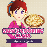 Sara's Cooking Class Apple Beignets!