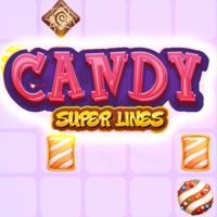 Candy Super Lines,Jest to prosta gra z dopasowaniem 3, przeciągnij ekran i upuść galaretkę razem, 3 lub więcej galaretek w linii zostanie wyeliminowanych, aby zdobyć punkty. Ciesz się z gry!