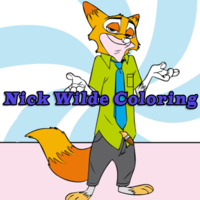 Nick Wilde Coloring