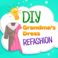 DIY Grandma's Dress Refashion
