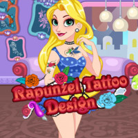 Rapunzel Tattoo Design