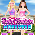 Twin Barbie Makeover