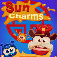 Jogos Online Gratis,Sun Charms is one of the Blast Games that you can play on UGameZone.com for free. Sun Charm is here. Take a whirlwind tour across the magical land populated by cute whizzes and wake them from slumber! Complete all missions given by colorful characters – fill the star meter, collect jade crystals, destroy pesky goo – and prove yourself as a master wizard. Can you make it through all 30 levels of puzzling action?