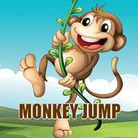 Monkey Jump,Ein kostenloses Herausforderungssprung-Abenteuerspiel. Springe zum richtigen Zeitpunkt, um tollen Hindernissen auszuweichen und durch Levels zu gehen.