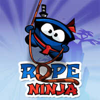 Rope Ninja,Rope Ninja is one of the Physics Games that you can play on UGameZone.com for free. This brave ninja has found a new way to get around his kingdom. By bird! Help him use his rope to lasso passing sparrows while he leaps from platform to platform in this action game. He also wants to collect tons of coins during his exciting journey.
