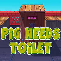 Pig Needs Toilet,Pig Needs Toilet is one of the Toilet Games that you can play on UGameZone.com for free. Guide the pink pig to the outhouse! Pig Needs Toilet tasks you with collecting three pieces of toilet paper. You can blast through crates to access new areas. Special arrow blocks will move you in different directions!