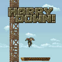 Harry Down!,Harry Down! is one of the Jumping Games that you can play on UGameZone.com for free. You need to control Harry to get down escape from the Doom Machine! Just to remind you: some of the steps are not stable, do not spare your attention or you may fall!