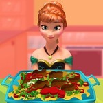 Anna Cooking Chicken Salad