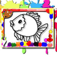 Fish Coloring Book,Fish Coloring Book is one of the Coloring Games that you can play on UGameZone.com for free. 
In this coloring book that belongs to you, you can create your own color world. Choose any fish image you want to paint to fill it, then use the brush to choose the color you like. I believe that you can make a colorful and perfect painting. Enjoy this game and have fun!