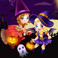 Elsa And Anna Halloween Story,
