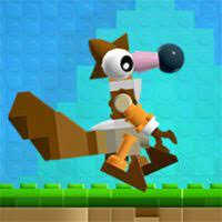 Out Of Step,your aim is guide the wolf along the best path by placing the appropriate block along his path. There are three tools can help you and you need to choose which to use. This joyful game lets you build the path forward. You can drop bricks to help your characters reach higher levels and avoid getting stuck. Springs will let you pop upwards and across gaps. Smash obstacles in Out of Step!
